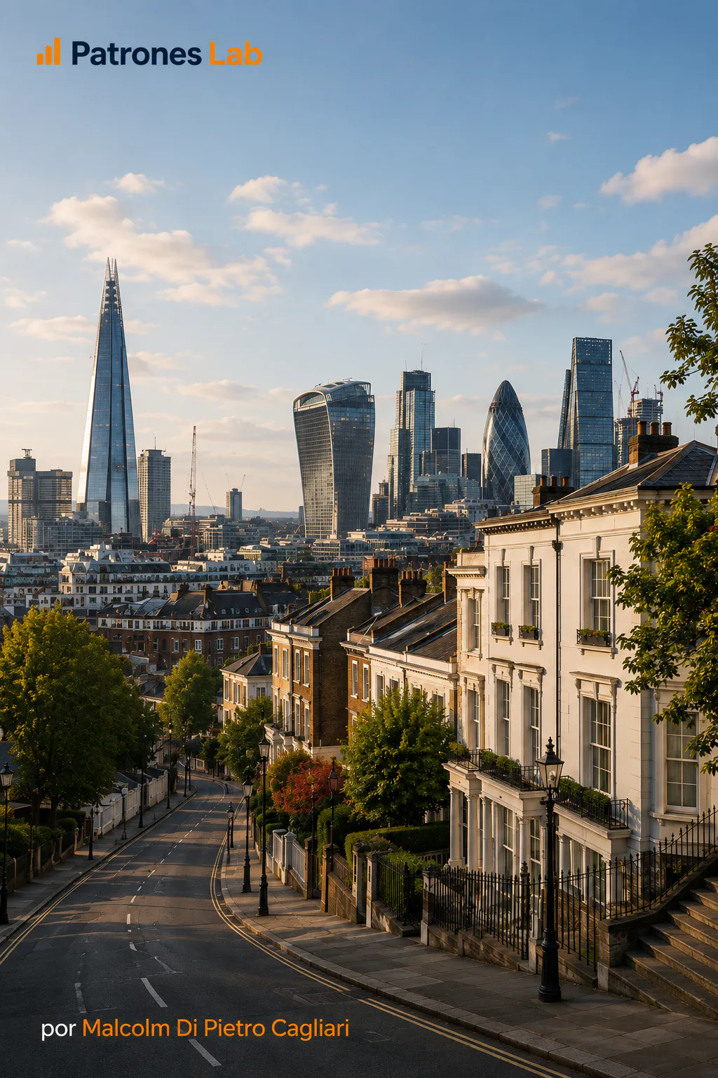 Imagen principal del proyecto de análisis geoespacial de Airbnb en Londres — Patrones Lab