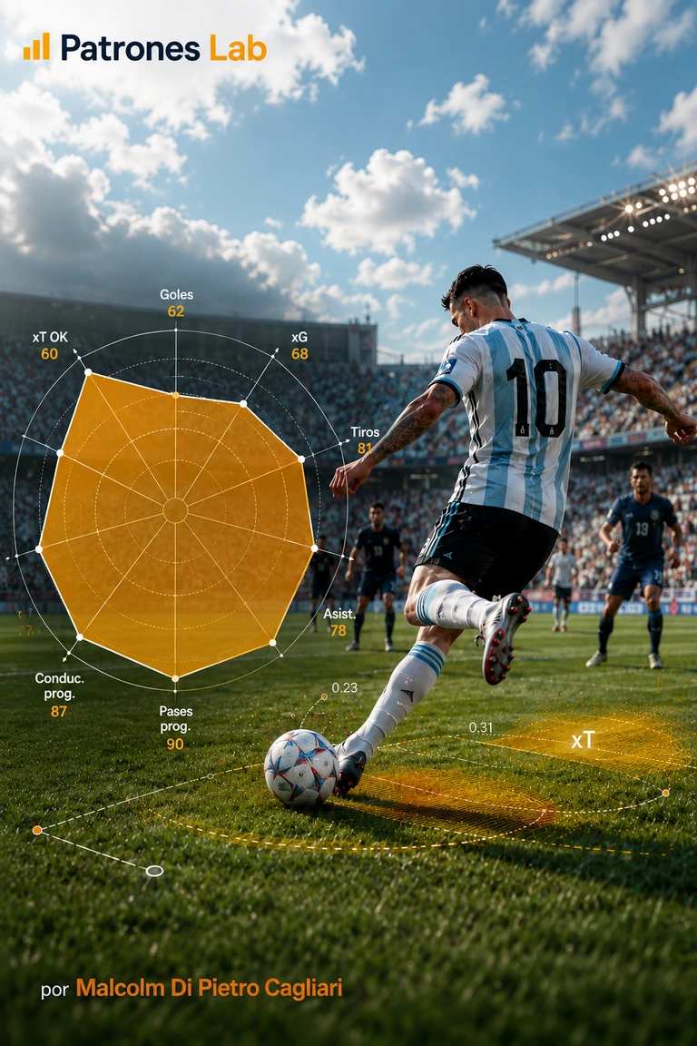 Imagen principal del proyecto Estadísticas del Mundial 2022: Radar de Percentiles