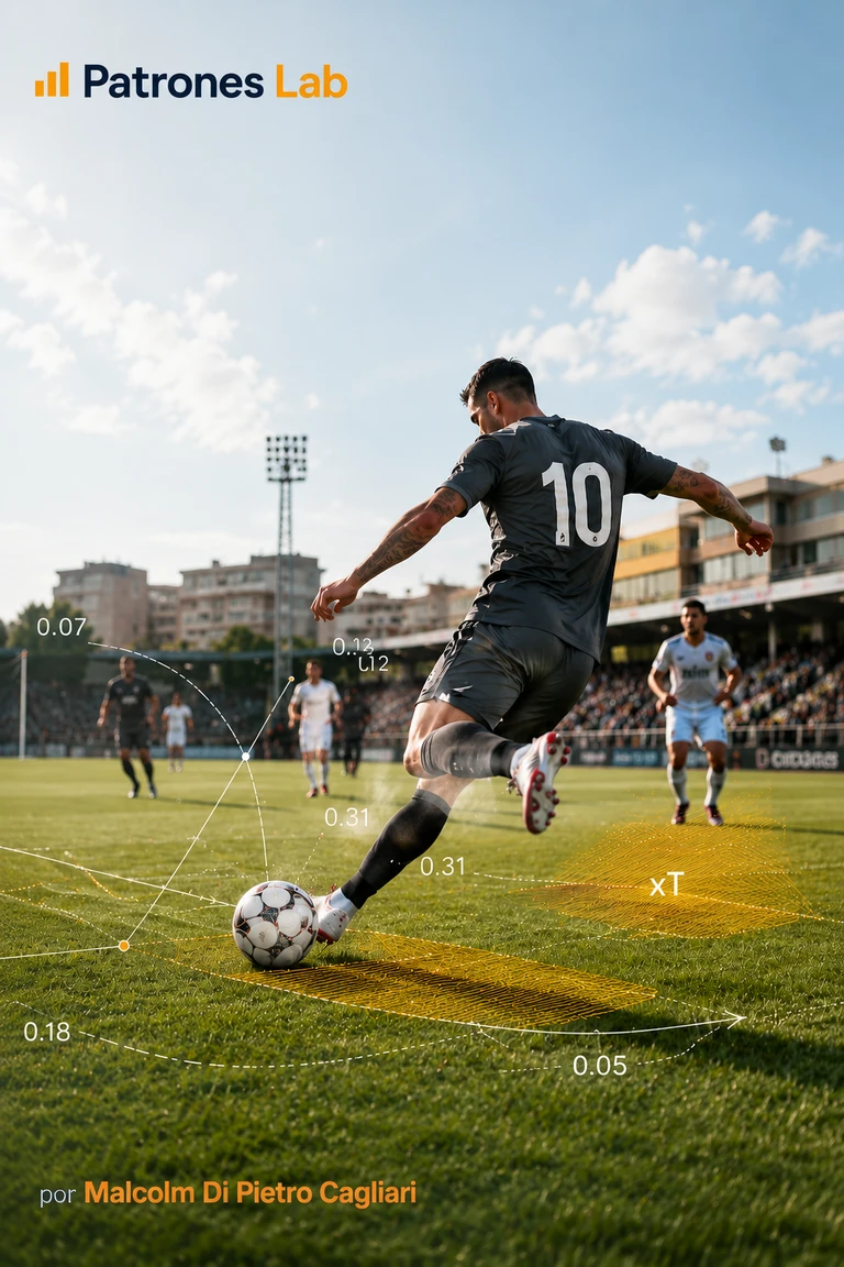 Imagen principal del proyecto de peligro esperado xT aplicado al fútbol